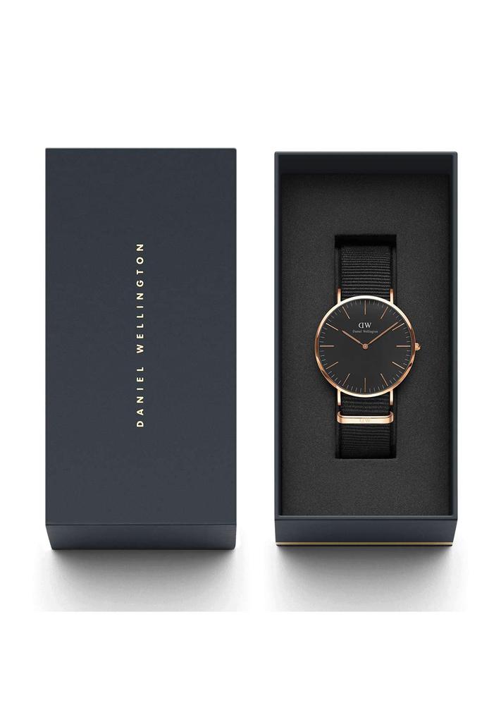 Год импорта Daniel Wellington DW Watch Classic Black Cornwall 40 мм Часы Бренд Стильный Популярный Бизнес Черный Подарок Парень [Официальный магазин/2