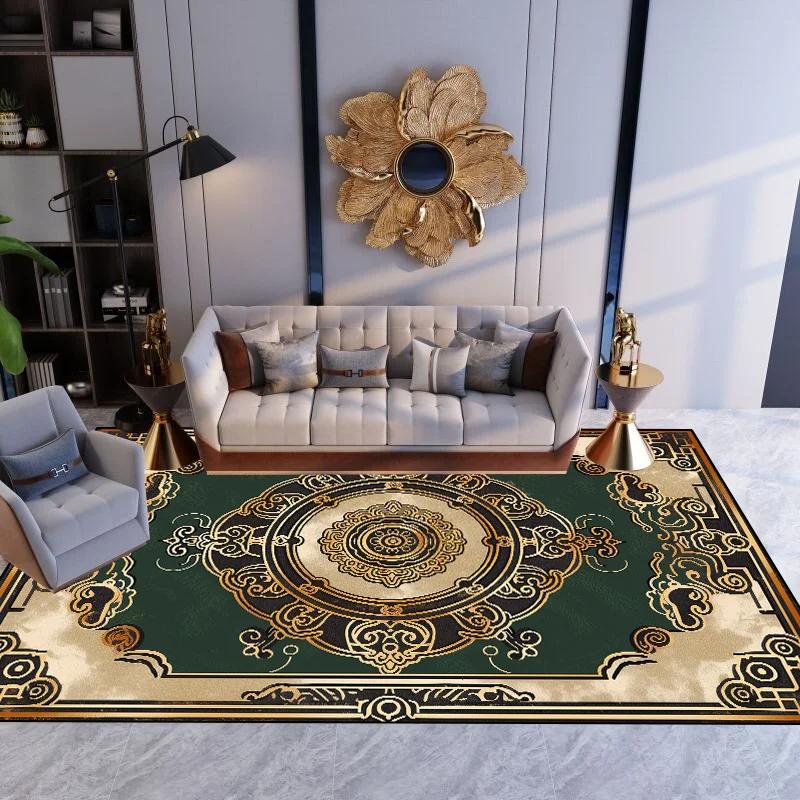 Persia Large Size Carpet Living Room Decoration Luxury Floor Mats Non-slip Bedroom Rugs Washable Lounge Computer Chair Mat