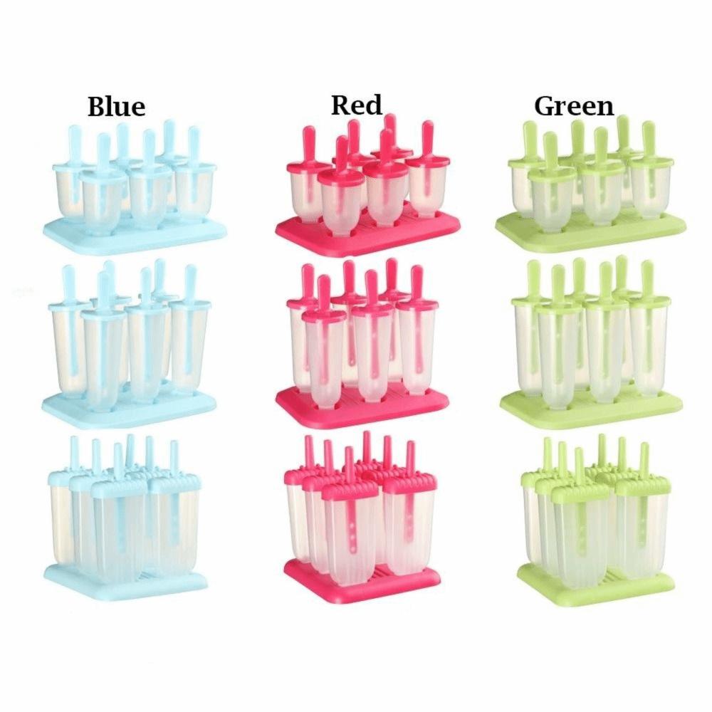 Food Grade Plastic Ice Cream Molds Easy To Fall Off DIY Ice Cream Tools Popsicle Mould DIY