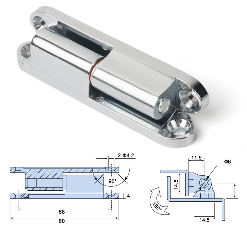 Съемная петля для промышленной электрической коробки, съемная петля для двери шкафа, цинковый сплав, серебряный шкаф, 180-градусная петля для мебели