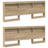 Storage Headboard Sonoma Oak 200 cm Particleboard