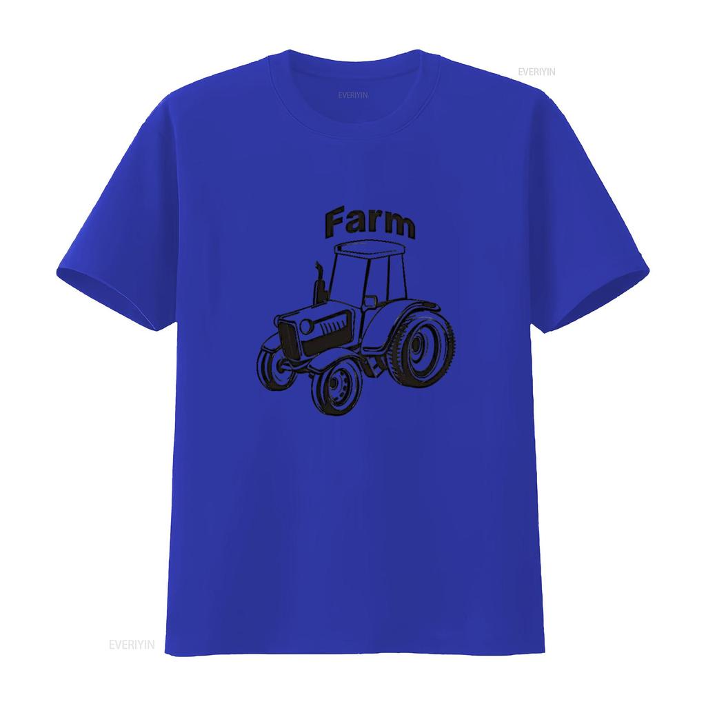Мужская футболка FARM Cool Белая винтажная стираная Удобная мужская Универсальная дизайнерская одежда Эластичная мода Стильный принт