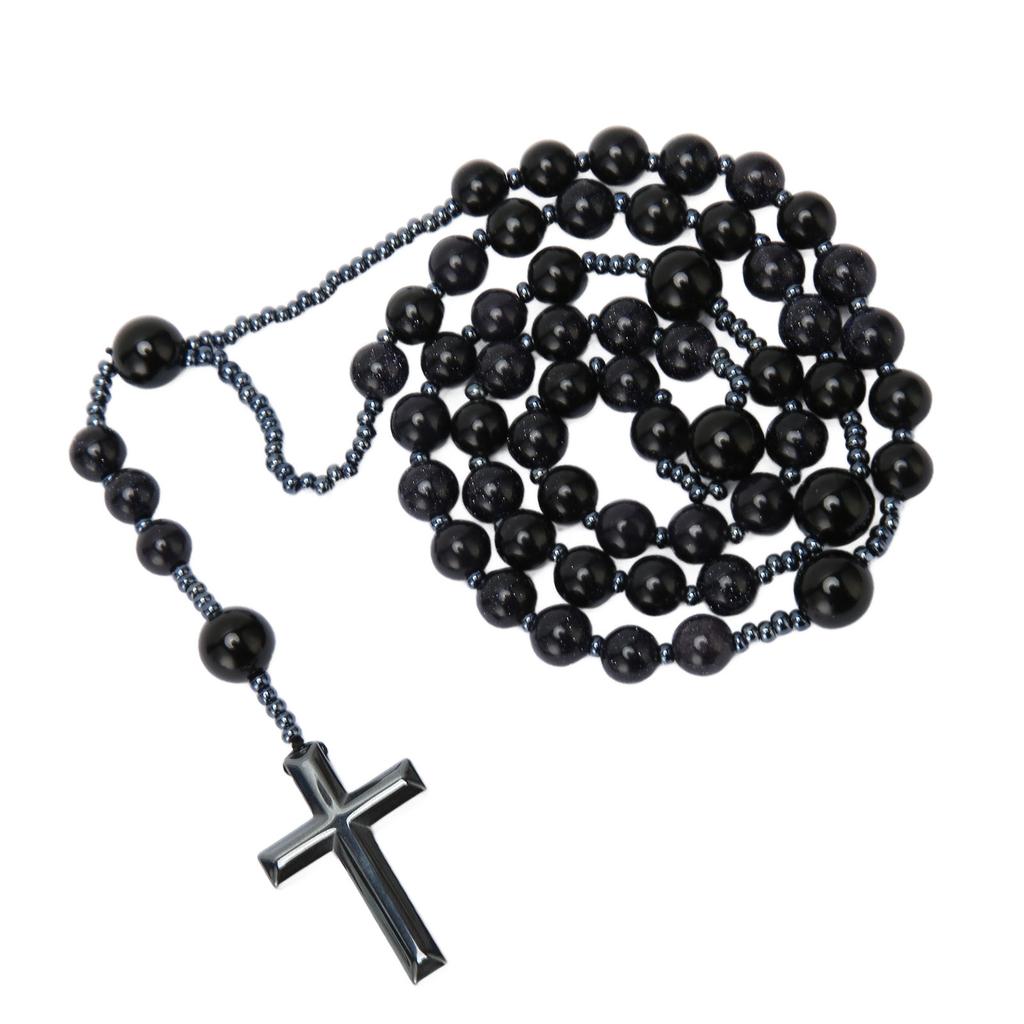 Натуральные каменные ожерелья Агат Здоровое Красивое Легкое Ожерелье Распятие для Свитера