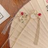 Elegant Fringed Hair Stick Chinese Hanfu Danglings Hairpin Barrettes NonSlip Chopsticks Dragon Hair Pin for Hair Styling