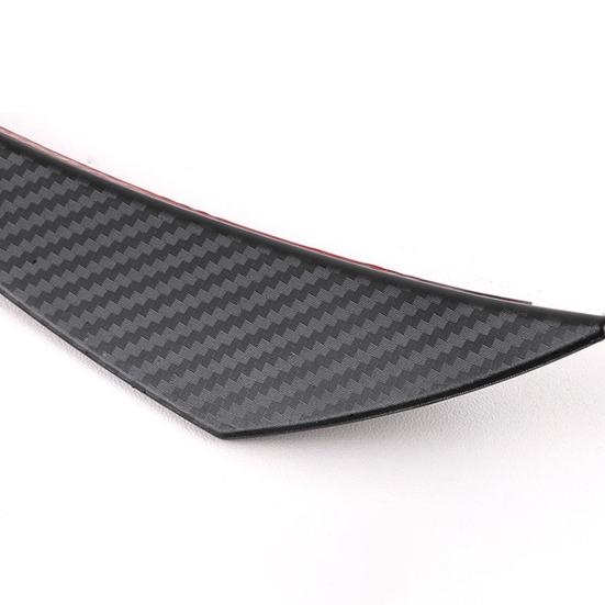 6 шт., черная нашивка против столкновений, защитная полоса для автомобильного бампера, расширенный стиль, универсальный автомобильный бампер с защитой от царапин