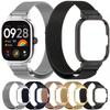 Металлический корпус+Миланский петлевой ремешок Для Redmi Watch 4 Магнитный браслет для запястья Для Redmi Watch 5 Защитный корпус из нержавеющей стали
