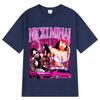 Nicki Minaj Graphic Tshirt 90s Vintage Hip Hop T Shirt Unisex Wounisex Casual Cotton Oversized Short Sleeve Aesthetic Trendy Tshirts
