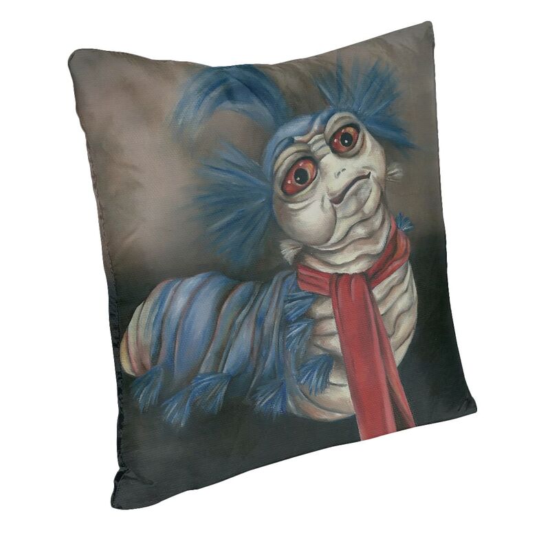 Labyrinth Worm Cushion Cover xcm Oil Painting Soft Velvet Nordic Throw Pillow Case Home Decor