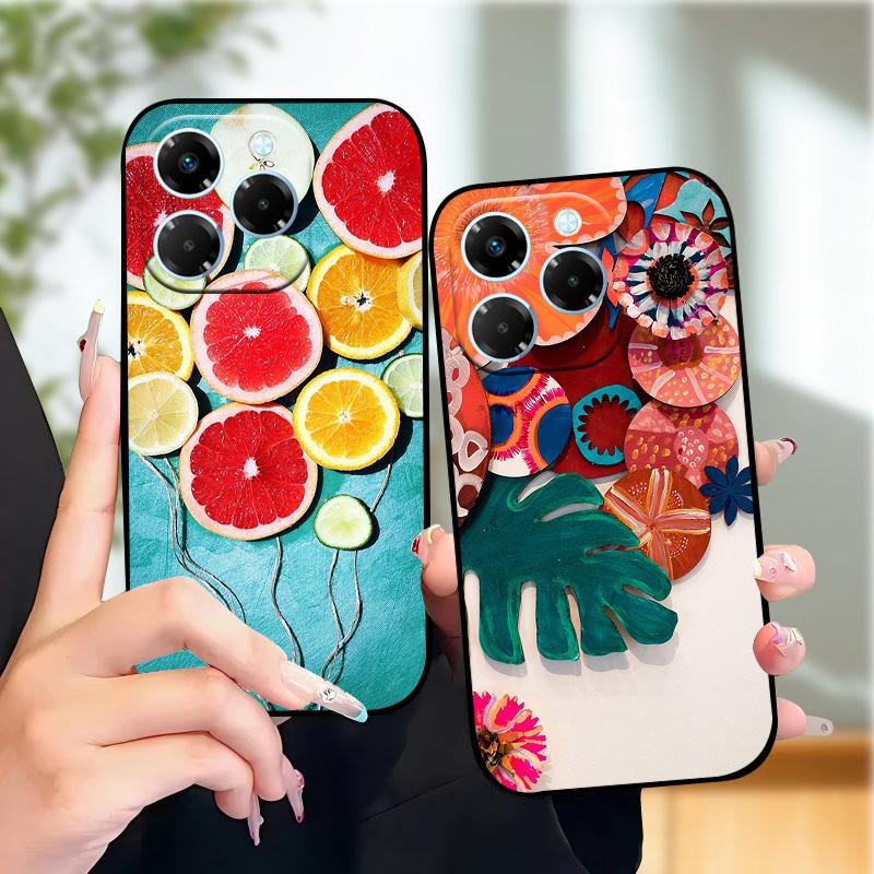 Для Infinix Note 40X 5G Чехол X6838 Популярный Модный Мягкий Силиконовый Чехлы для Телефона Бампер Защитная Крышка Для Infinix Note40X Защитник Fundas