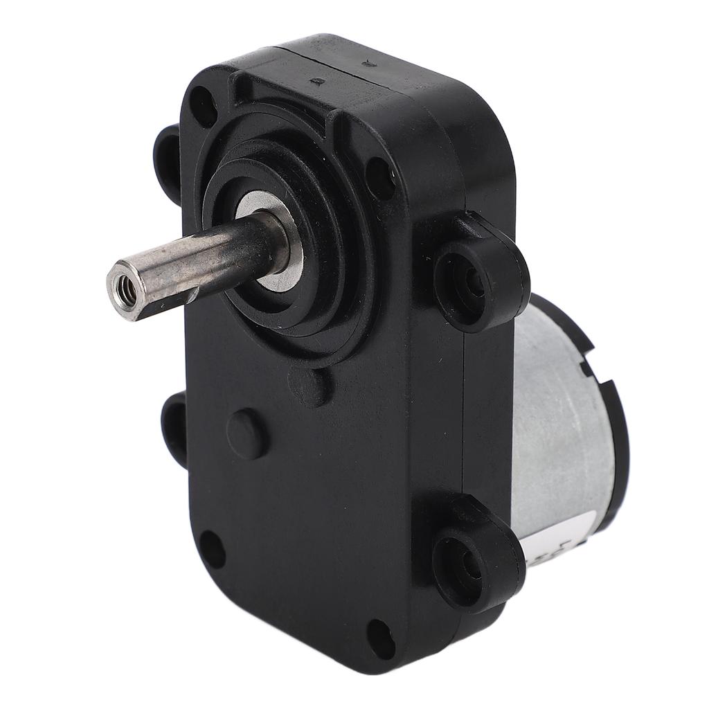 200RPM DC Speed Reduction Geared Motor Low Noise Self Locking Worm Gear Motor DC5V