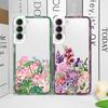 Роскошный Чехол для Телефона с Принтом Свежих Цветов и Птиц для Motorola Moto Edge 40 Pro G85 G73 G71 G22 G52 G32 G9 5G Арт Цветочный Мягкие Чехлы