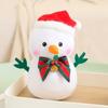 Anime Christmas Snowman Pendant Fluffy Xmas Ornament Snowman Plush Toy  Christmas Gift