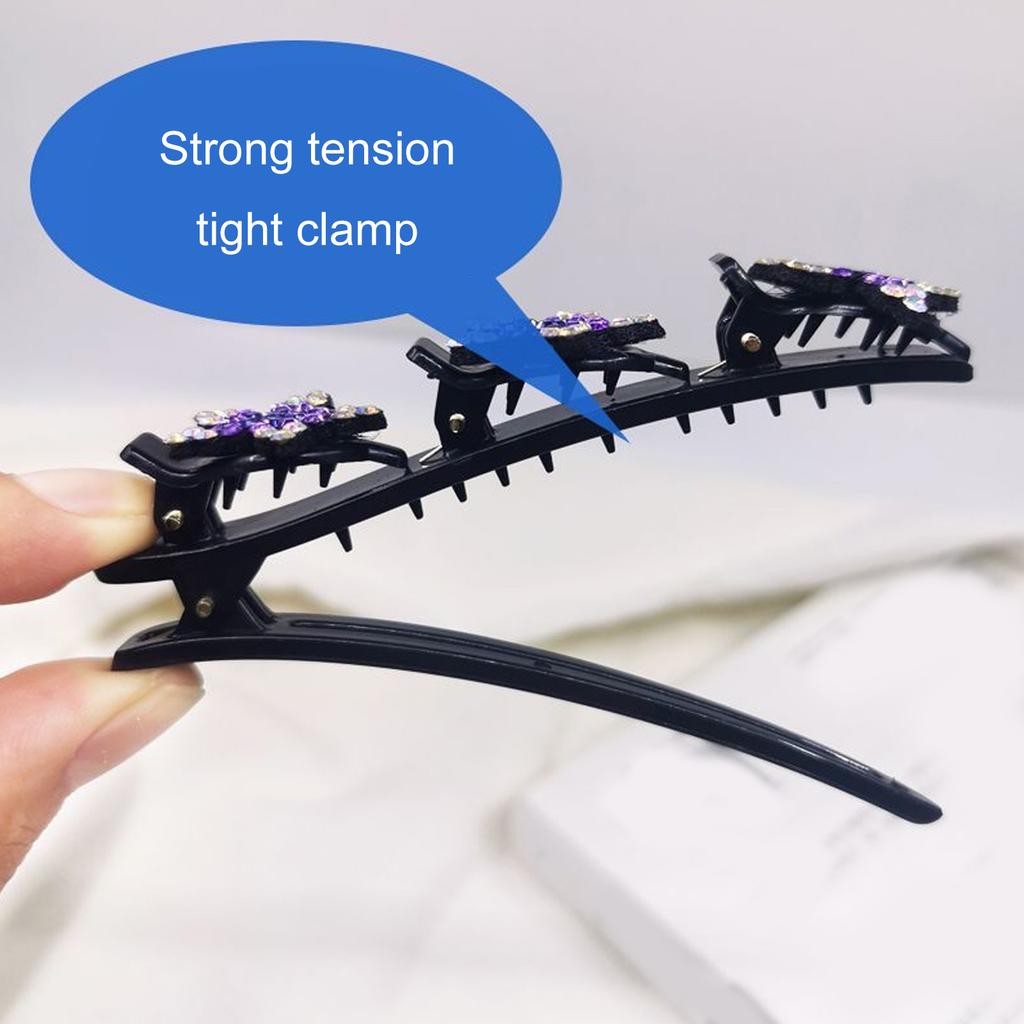 Crystal Star Hair Clip Fashionable Women Hair Barrettes Elegant Hair Pin for Women and Girls