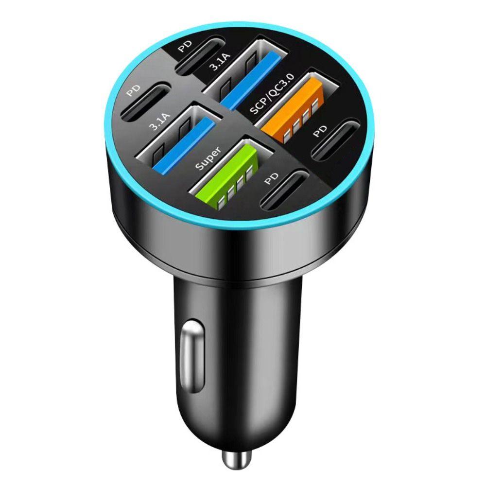 Двойной выход USB 5 портов Автомобильные зарядные устройства Быстрая зарядка Автомобильное зарядное устройство Адаптер Автомобильные аксессуары