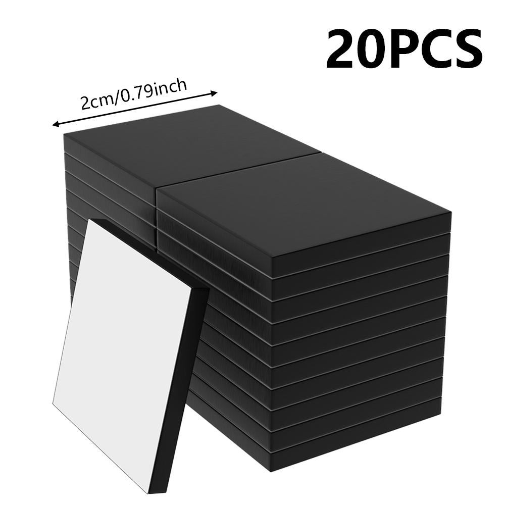 20x2mm Round Magnets with Adhesive Backing Flexible Self Adhesive Magnetic Dots Flexible Magnet Sheets Refrigerator Magnet DIY