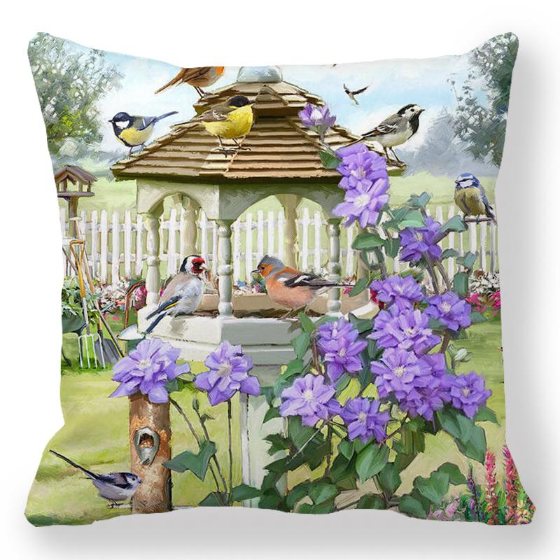 2023 С Новым годом Рождественский орнамент Санта-Лось Диван Орнамент Чехлы для подушек 45x45 см