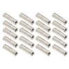 20Pcs M5 Female Thread Coupling Nut Stainless Steel Wear Proof Maintenance Coupling Nut Kit