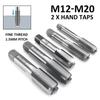 Hand Taps 12mm/14mm/16mm/18mm/20mm High Hardness High Speed Steel