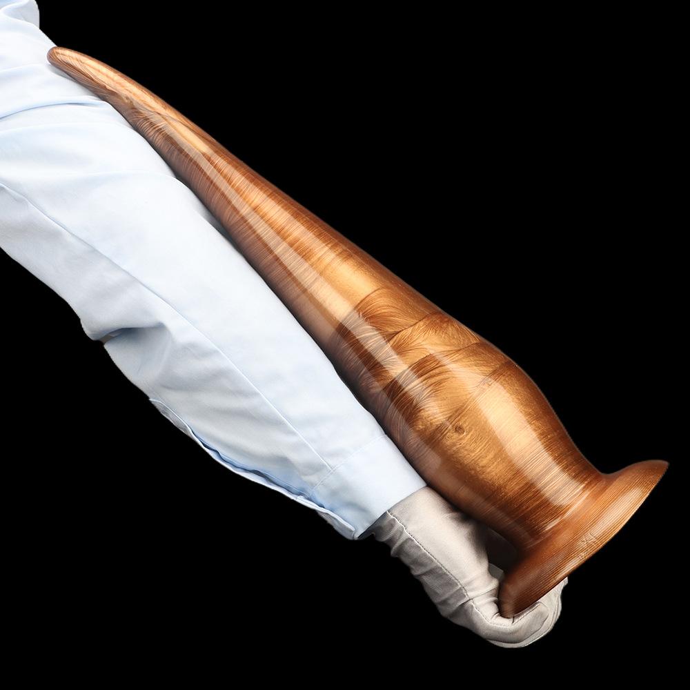 ПВХ Экстра Длинная Анальная Пробка Дилдо Секс-Игрушка Мастурбатор для Мужчин и Женщин Страпон Пенис Реалистичный Член