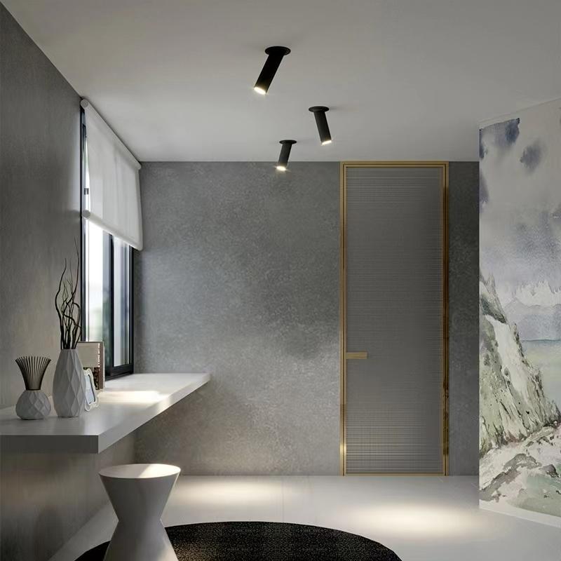 LED Dimmable Light Spot Lamp Long Tube Ceiling Light Ceiling Recessed White/Black Angle Rotatable for Kitchen Bedroom Picture TV