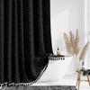 Практичная водонепроницаемая шторка для душа с кисточками, утолщенная шторка для ванны, однотонная, без сверления, драпировка для душа, отель