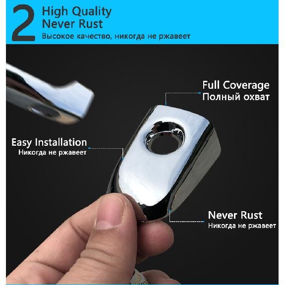 Комплект хромированной отделки дверных ручек для SEAT Ibiza Mk5, аксессуары 2022 6F KJ1 2017 2018, автомобильные аксессуары