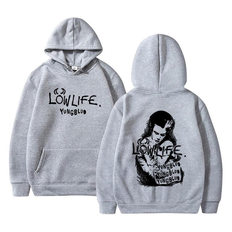 Свитшот Yungblud Lowlife 2025 Мужской Женский Модный Готический Рок Толстовка Мужская Повседневная Флис Хлопок Винтажный Пуловер с Капюшоном