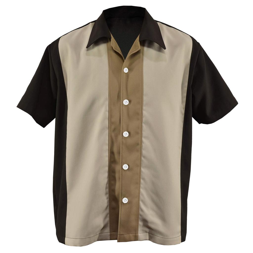 Гавайская рубашка для мужчин, мужские винтажные рубашки для боулинга на пуговицах, летняя пляжная рубашка с коротким рукавом