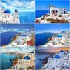 5D Diy Алмазная картина Санторини Вышивка крестом Полный круглый дрель Алмазная вышивка Пейзаж Мозаика Рукоделие Главная
