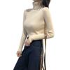 Women's Sweaters Slim Soft Long Sleeve High Neck Knit Pullover Slim Stretch Sweater Tops
