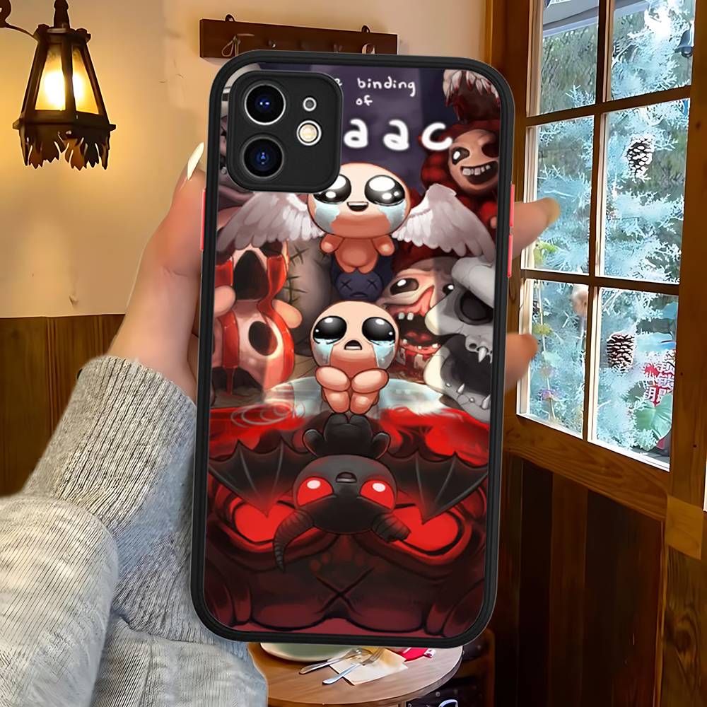 Classic Game The Binding Of Isaac Phone Case For IPhone 11 12 13 14 15 16 Pro Plus X XS MAX Matte Bumper Shockproof Cover