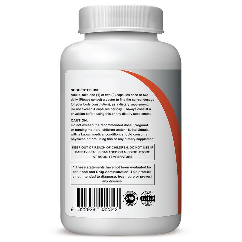 bcuelov Red Yeast Rice 500mg Capsules, Traditional Formula for General Health, 120 Caps