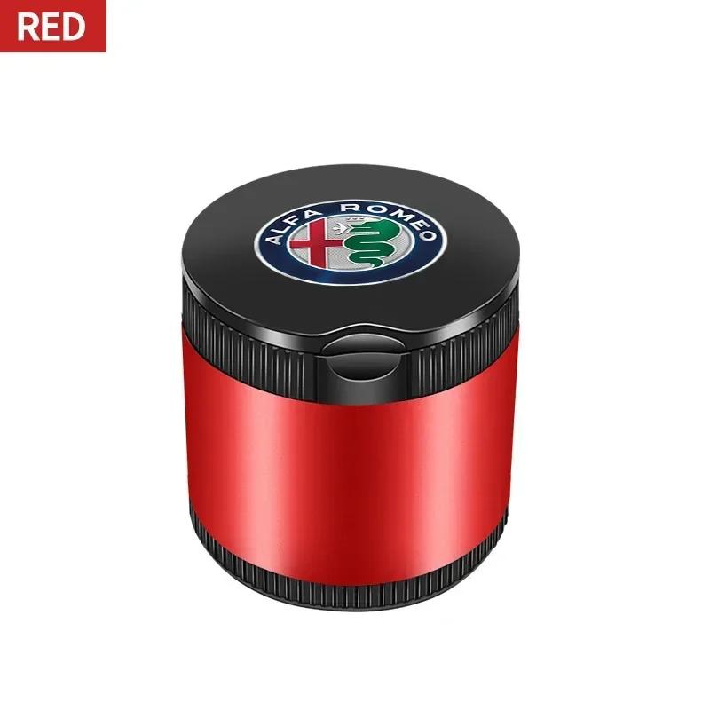 Car Cigarette Ashtray Cup Holder Cigar Ash Tray Container For Alfa Romeo Giulia Stelvio Giulietta 156 159 147 Mito Tonale GT yu52