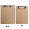 Wood Board Writting Pad Wood Storage Folder Durable Clipboards  Restaurant