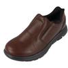Arnold Palmer Slide Fit Lightweight AP0060 D Brown Smooth Slip-Ons (268) 27.0