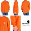 CARHARTT WORK WEAR POCKET TEE Long Sleeve K126 Heather (Carhartt) / L/S T-shirt (L, Gray) [Item]