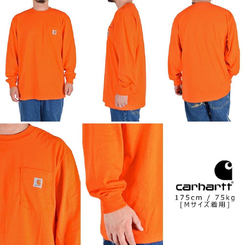 CARHARTT WORK WEAR POCKET TEE Long Sleeve K126 Heather (Carhartt) / L/S T-shirt (L, Gray) [Item]