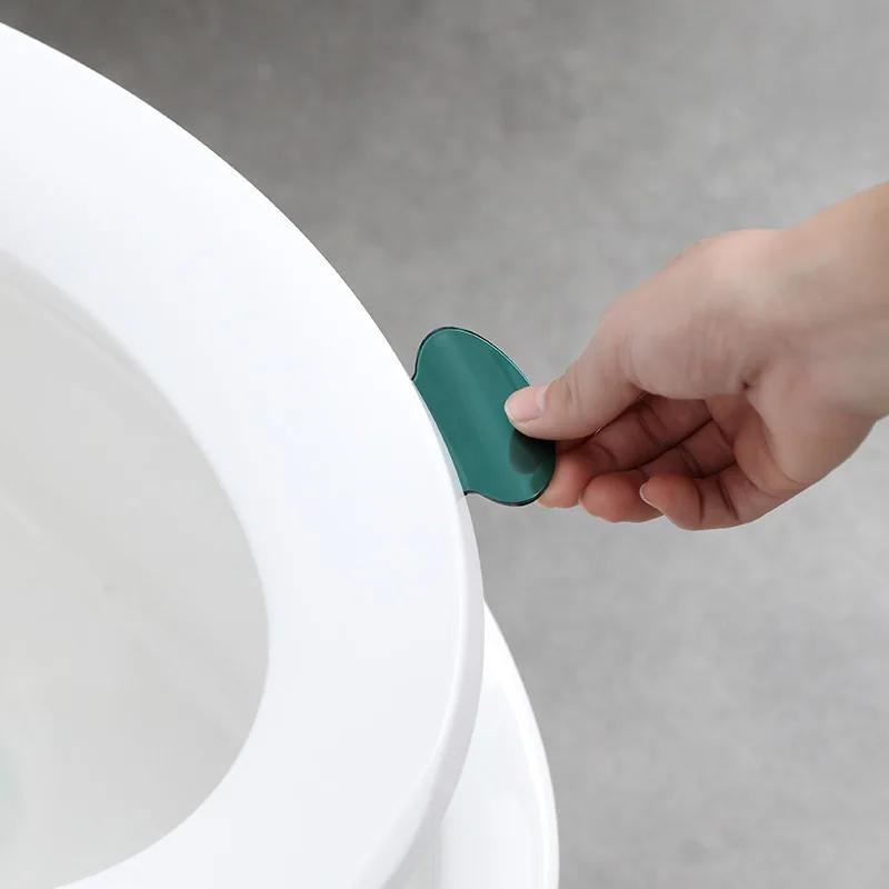 Туалет Касающийся Крышки Сиденья Аксессуары для WC Подниматель Избегайте Поднятия Портативный Туалет Прозрачный Нордический Туалет 1 шт. Устройство Ручка