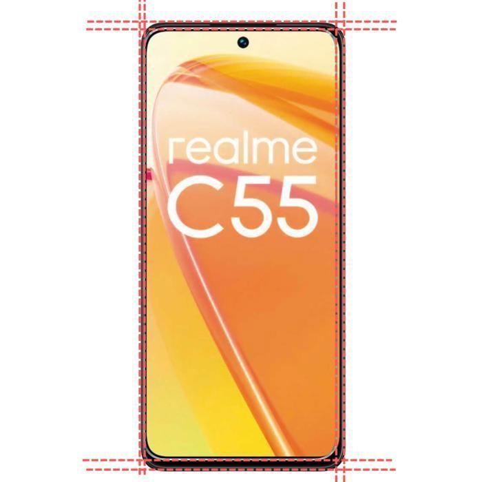 Verre Trempé pour Realme C55 4G [Pack 4] Film Vitre Protection Ecran Phonillico®