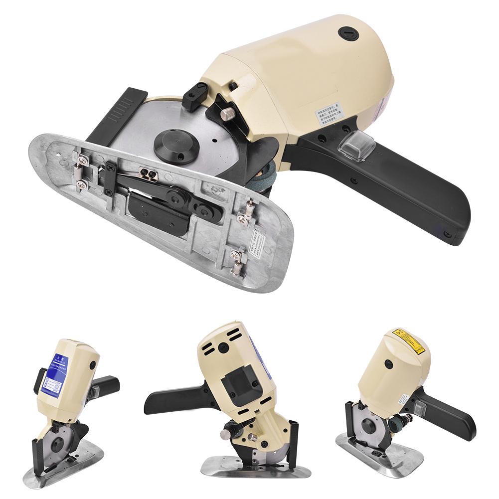 YJ-100A Электрические ножницы Ручная круглая лезвие Машина для резки ткани Швейная принадлежность