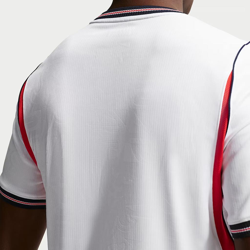 Nike Англия 2026 Стадион Домашняя футболка Replica Dri-FIT 'White Speed Red Obsidian' Мужская IB5290-100