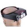 1.5X To 8X Headband Magnifier, Head Mount Magnifying Glass with LED Light for Close Work Jewelers Watch Repair