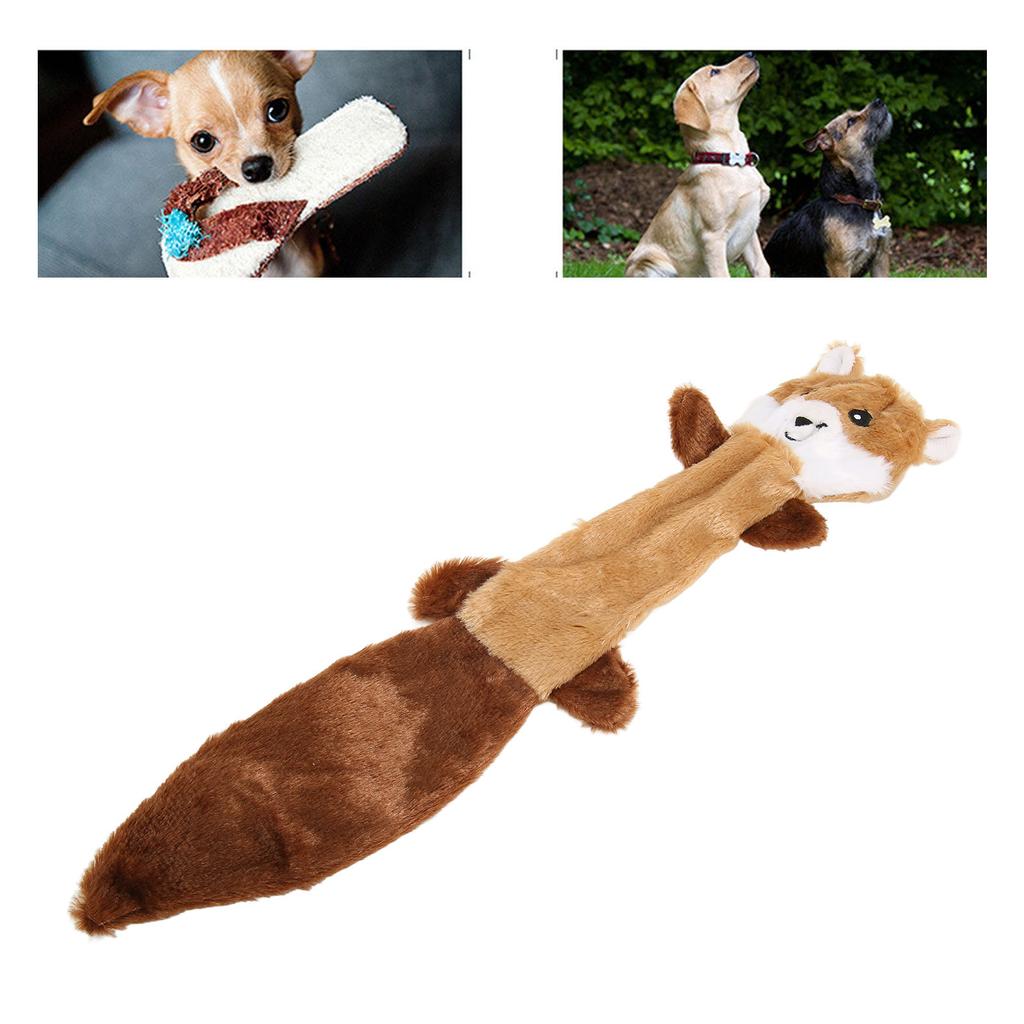 Dog Squeaky Raccoon Toys Bite Resistant Safe Plush Dog Teething Toys for Pet Supplies