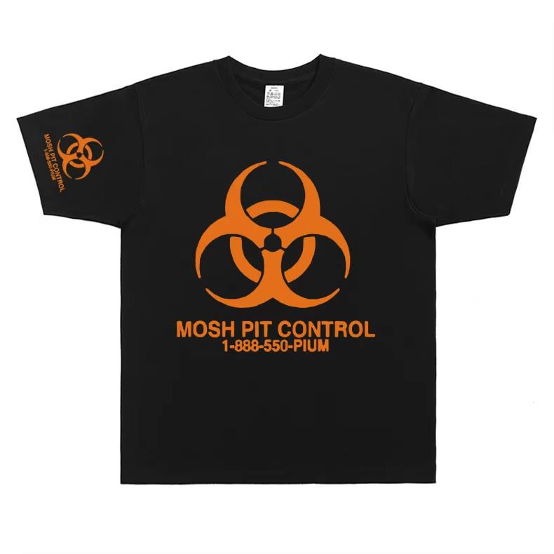 Летняя Модная Трендовая Футболка Homixide Gang Mosh Pit Control Футболка Мужская Женская Винтажный Топ Playboi Carti Opium Мерч Футболка HXG Футболки