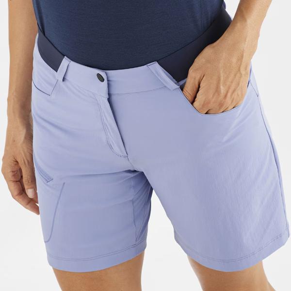 Women's Shorts SALOMON WAYFARER Casual Shorts Women's Blue