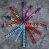 Stainless Steel Unsharpened Butterfly Practice Comb - Outdoor Training Butterfly Knife