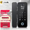 Замок Comi Office со стеклянной дверью, контроль доступа по отпечатку пальца, штекер CN (адаптер в комплекте)
