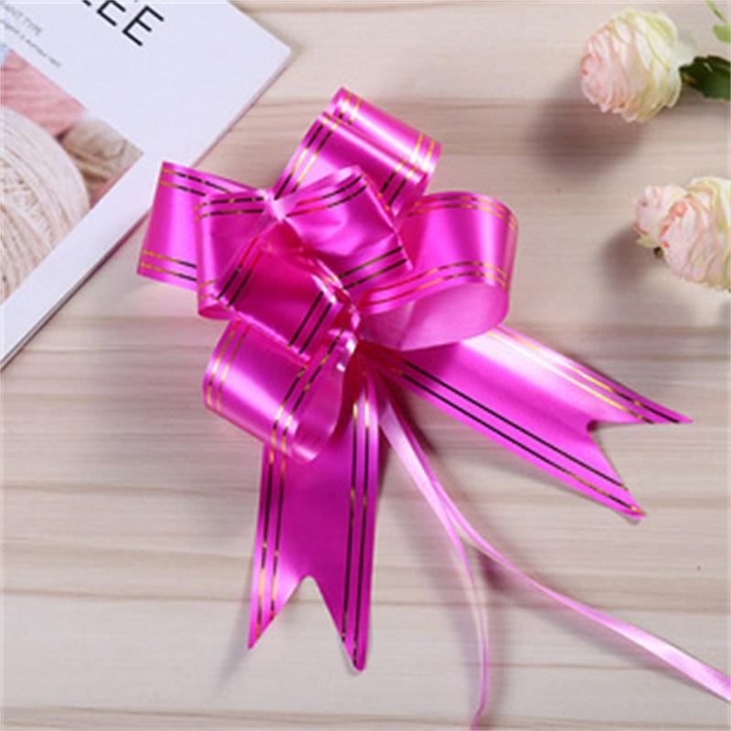 Bowknot Fruit Basket Bow Flower Wedding Ribbon Wedding Ribbon Handle Decorative Handmade Car Door