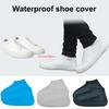 2Pcs Shoe Covers Waterproof Rainproof Non-slip Wear-resistant Reusable Sneakers Protector Elastic Silicone