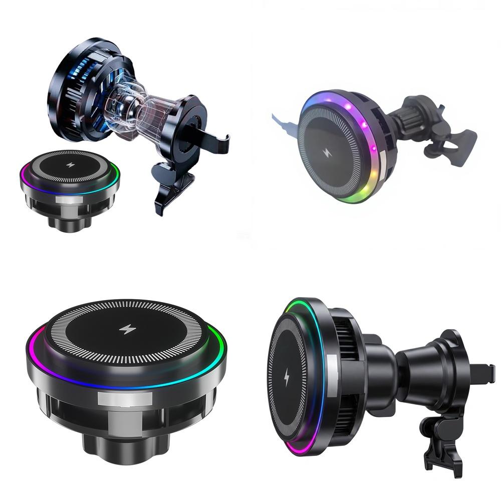 Silent Cooling Module TEC Fan Cooling Wireless Charging Holder Car Air Outlet Mount Holder for Wireless Charging Accessories